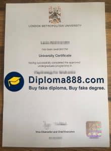 Order London Metropolitan University Fake Degree Online Fast