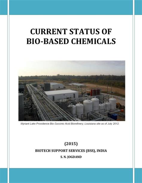 Current Status of Bio-Based Chemicals