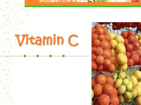 Ppt Vitamin C Powerpoint Presentation Free Download Id2139463