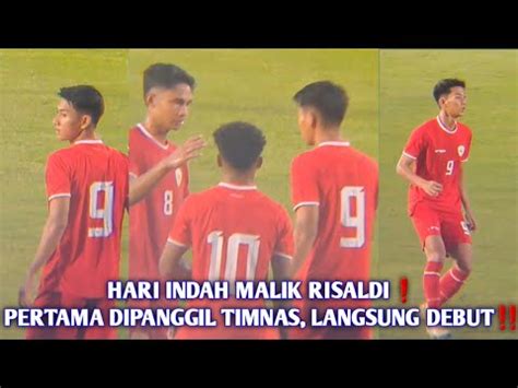 Keren Malik Risaldi Baru Pertama Gabung Timnas Langsung Debut