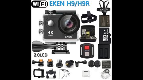 Eken H9R 4K Ultra Hd Wifi Aksiyon Kamera kutu açılımı YouTube