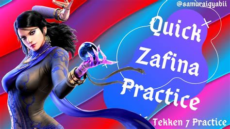 Quick Zafina Practice Tekken Practice Youtube