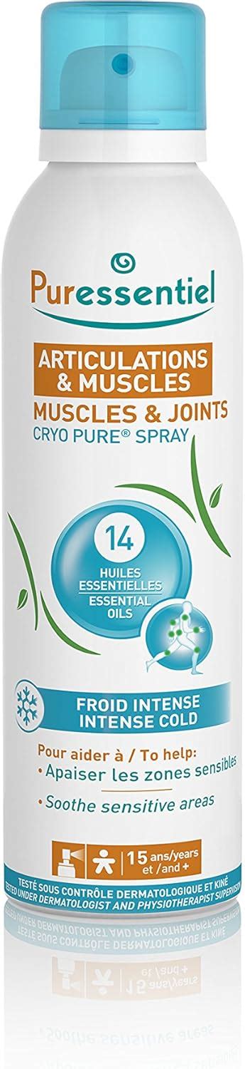 Puressentiel Muscles Joints Cryo Pure Spray Ml Amazon Co Uk