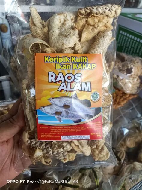 KERUPUK KULIT IKAN KAKAP RAOS ALAM 50gr Lazada Indonesia