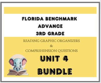 Florida Benchmark Advance 3rd Grade Unit 4 Bundle By The Reading Gallery