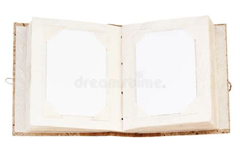 Oldphoto Album For 2 Pictures Path Included Stock Image Image Of