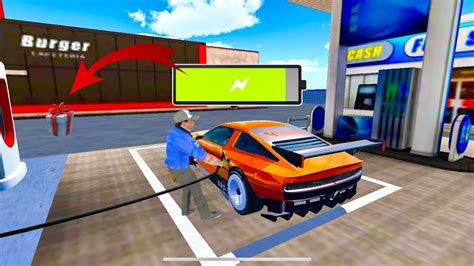 3d Driving Class Simulation Funny Police Officer Refuel His Super Car Gas Crazy Driving