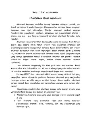 Teori Akuntansi PDF