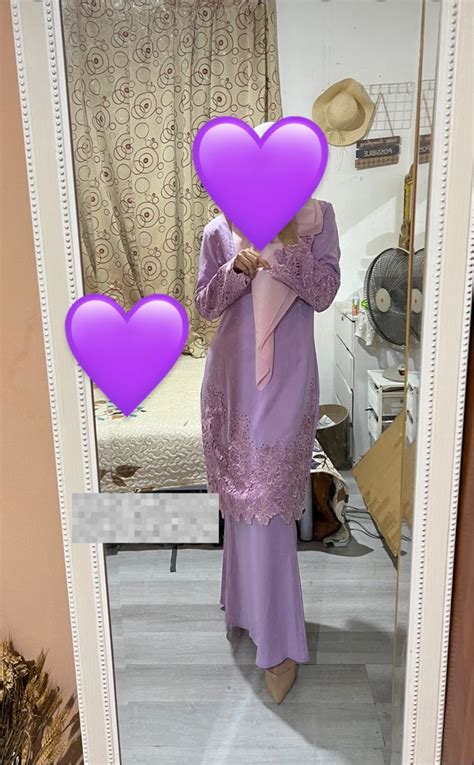 Baju Kurung Lace Tunang Kurung Lace Nikah Tunang Convo Hijabista Hub