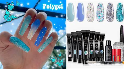 Diy Testing Saviland Blue Polygel Kit Polygel Nail Tutorial For