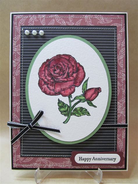 Savvy Handmade Cards: Floral Anniversary Card