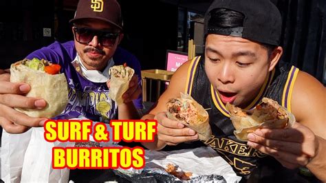 The Best Surf And Turf Burritos In San Diego W Jaycation Youtube