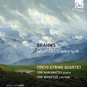 Brahms Piano Quintet Clarinet Quintet Harmonia Mundi Hmu Bw