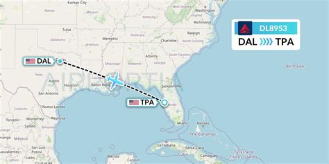 Dl8953 Flight Status Delta Air Lines Dallas To Tampa Dal8953