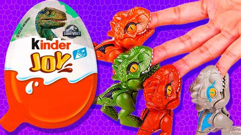 Very Strange Dinosaurs Kinder Joy Jurassic World Opening Chocolate