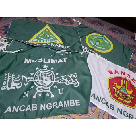 Jual Bendera Custom Atau Nu Muslimat Fatayat Ipnu Ippnu Ansor