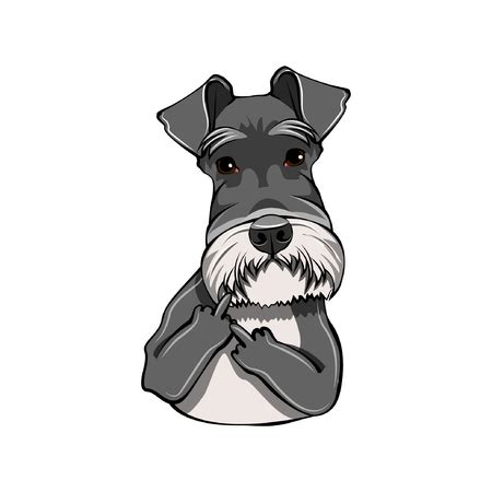 Dibujos De Perro Schnauzer Para Colorear Vsun