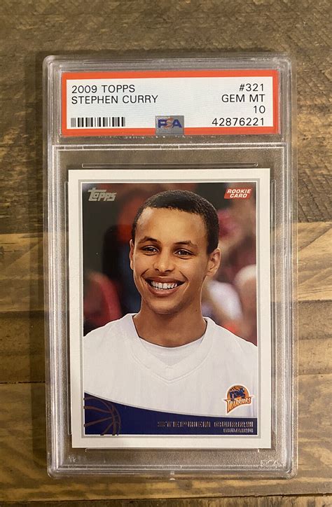 Topps Stephen Curry Rookie Rc Psa Gem Mt Ebay