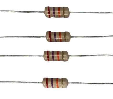 27k Ohm 1w 5 Carbon Film Resistor Rajiv Electronics