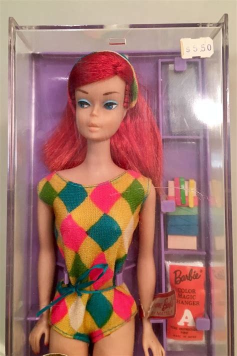 Nrfb Color Magic Ruby Red Midnight Low Color Vintage Barbie Dolls