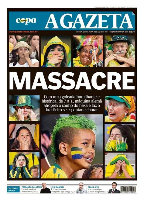 A Gazeta Brasil Newspaper Front Pages Newspaper Cover Newspaper