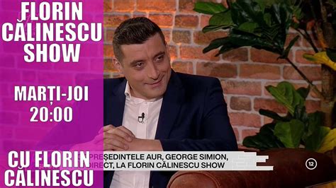 GEORGE SIMION A VORBIT DESPRE NUNTĂ LA FLORIN CĂLINESCU SHOW DE ANUL