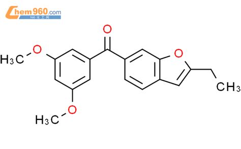 65358 27 2 Methanone 3 5 dimethoxyphenyl 2 ethyl 6 benzofuranyl 化学式