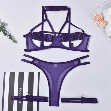 Sexy Lingerie Set Naked Women Without Censorship 5 Piece Sexy Costume