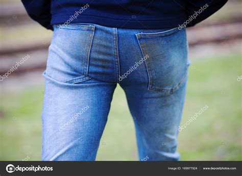 Closeup Of Man Butt In Dirty Jeans Stock Photo By Wernerimages 169977924