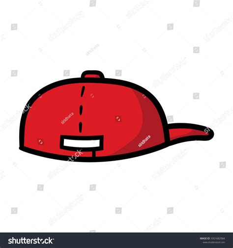 Cartoon Backwards Hat Stock Vector Royalty Free 1051682984 Shutterstock