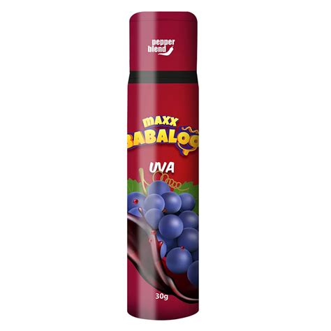 Maxx Babaloo Gel Comestível Uva Pepper Blend g Sex Shop Online Sex Shop Loja Fetiches