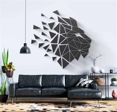 Geometric Lion Head Geometric Animal Geometric 3D Art - Etsy Canada