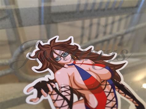 Dragon Ball Z Anime Android 21 Bikini Sun Fun Sticker Decal Vinyl Sign