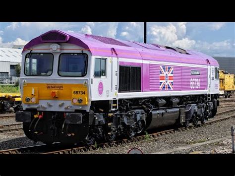 NEW GBRf Class 66 66734 PLATINUM JUBILEE Livery Reviled At