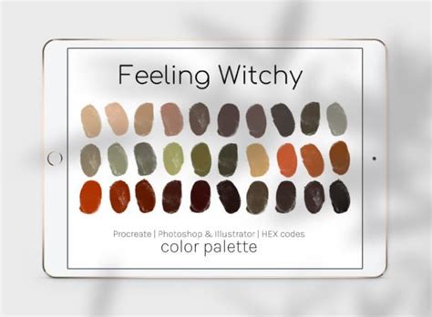 Enchanted Color Palette Graphic By TheCosmologieShop Creative Fabrica