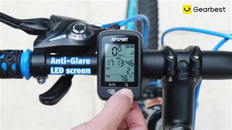 Igpsport Igs E Wireless Gps Cycling Computer Odometer Gearbest