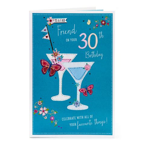 30th Birthday Cards For Her Great Choose From Thousands Of Templates