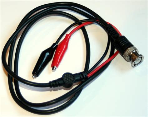 Bnc Male Plug To Alligator Crocodile Clips Test Leads Oscilloscope