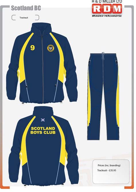 Clubkititem Tracksuit Scotland Boys Club Academy Of Football