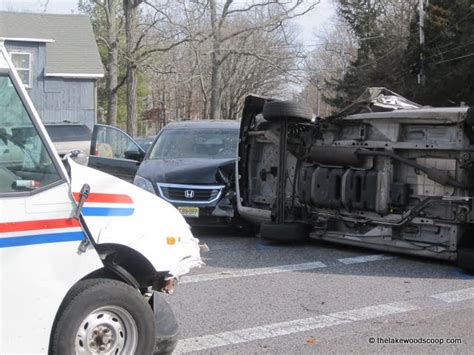 The Lakewood Scoop 3 Injured In 3-Vehicle Crash Involving Overturned ...