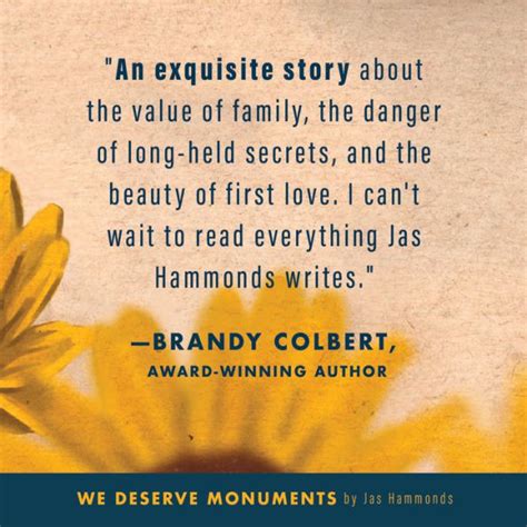 We Deserve Monuments by Jas Hammonds, Hardcover | Barnes & Noble®