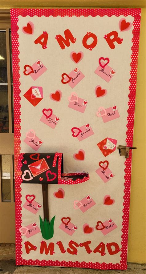 Decoración Puerta Amor Valentines Day Decorations Valentines Classroom Door Valentine