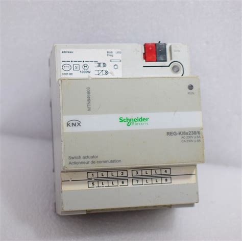 SCHNEIDER ELECTRIC REG K 8x230 6 SWITCH ACTUATOR MTN646808 EBay