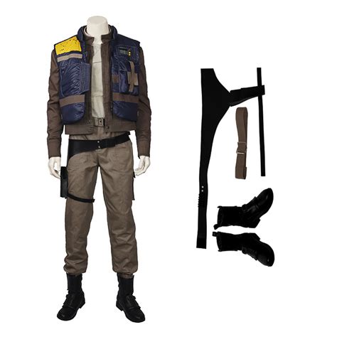 Rogue One A Star Wars Story Cassian Andor Halloween Cosplay Costume