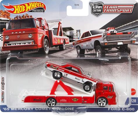 Amazon Hot Wheels Team Transport Mercury Comet Cyclone And Ford C Arts Crafts