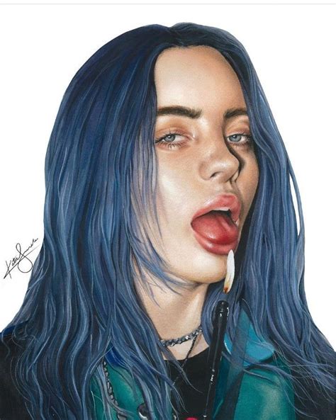 мͦ͌ͧ̏ͨ̏̚҉̵̷҉͓̬̙̲̤̲͝αησναℓ̢ Billie Celebrity Drawings Billie Eilish