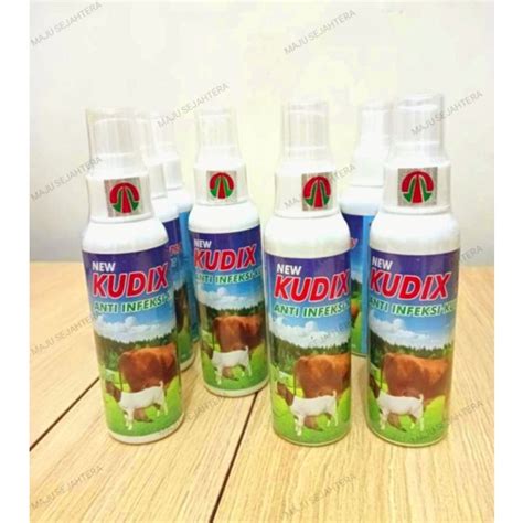 Jual Kudix Spray Obat Scabies Koreng Luka Gudig Eksim Pada Hewan