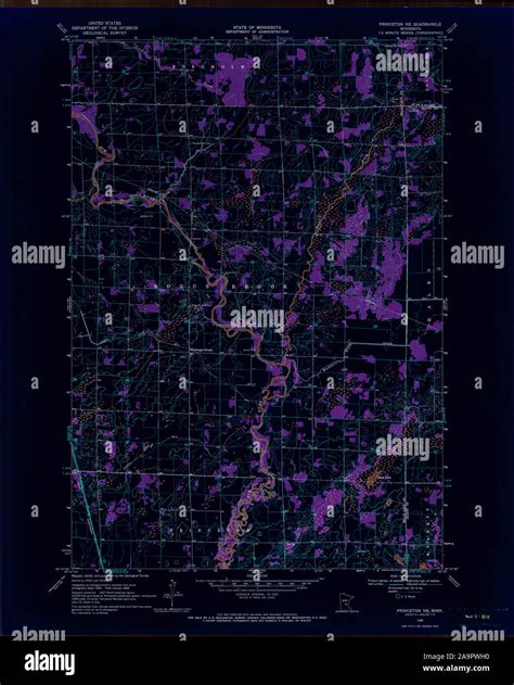 Map Of Princeton Minnesota Hi Res Stock Photography And Images Alamy