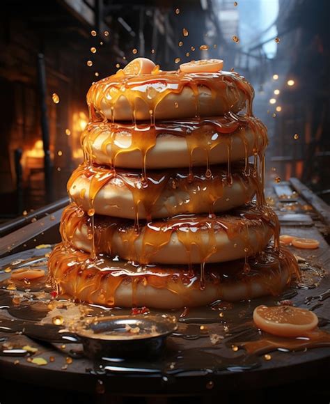 Premium AI Image Food Porn Sugary