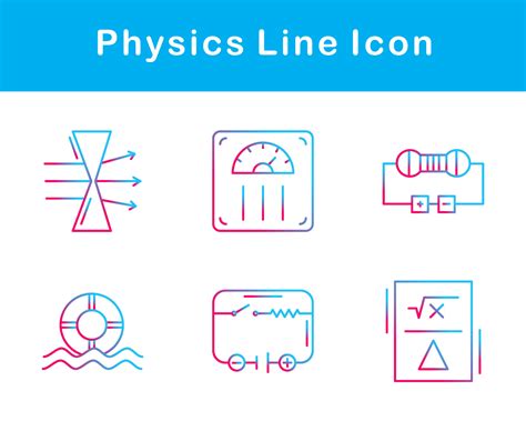 Physics Vector Icon Set 20652493 Vector Art at Vecteezy